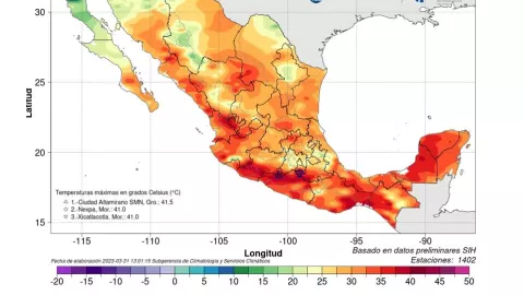 Clima en México 1 de abril