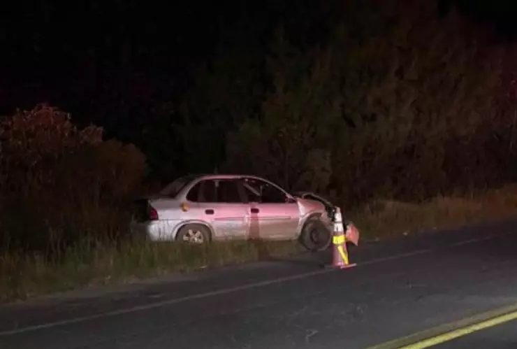 Conductor se salió de la carretera San Hipólito-Xalapa tras fuerte accidente hoy