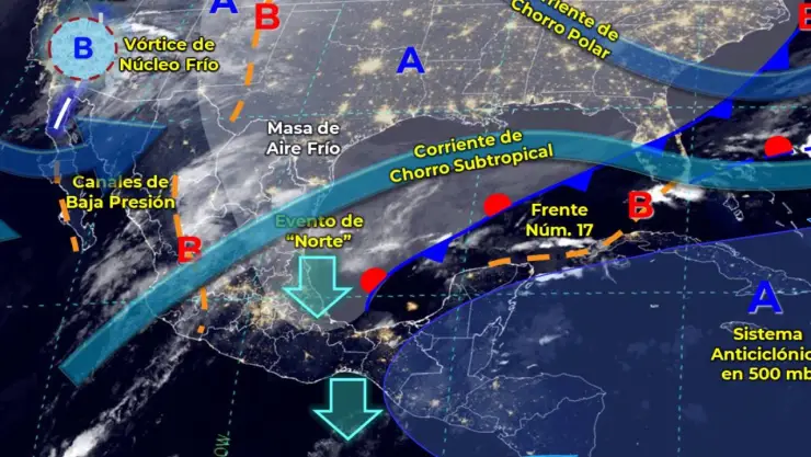 Clima 18 de diciembre: ¿Frente frío 17 afectará a Quintana Roo?