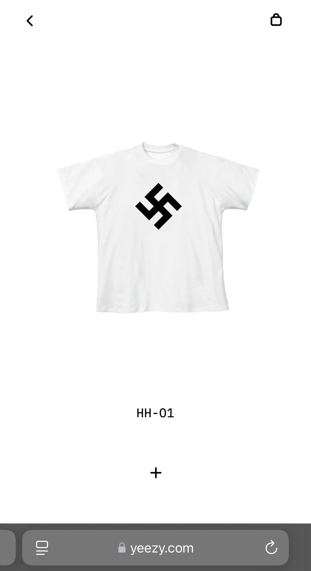 camiseta esvástica nazi