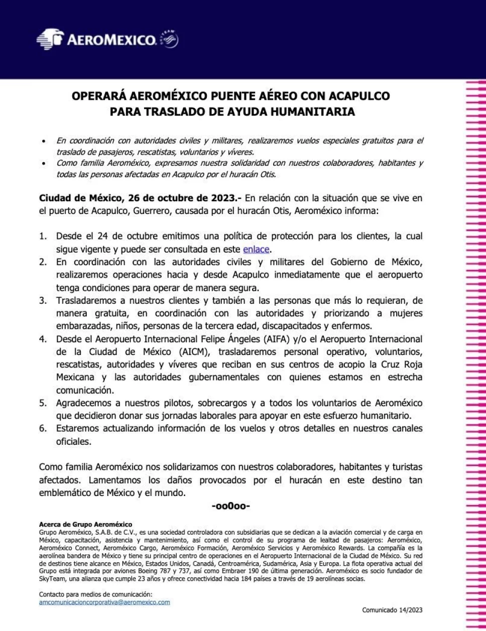 Aeromexico Otis