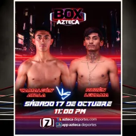 OFICIAL: Azteca 7 transmitirá GRATIS la pelea de box entre Ángel ‘Camaleón’ Ayala vs. Rubén Lezama, fecha y hora para verlo