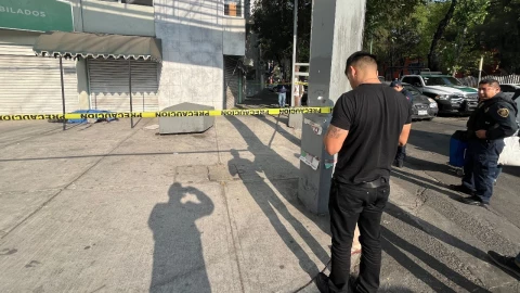 Hombre lapidado en la Jardin Balbuena CDMX