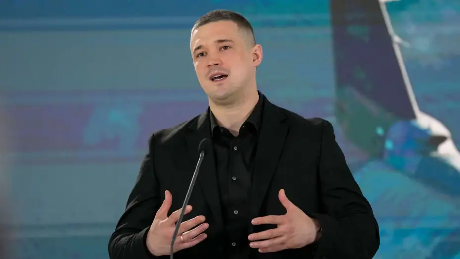Mykhailo Fedorov, ministro de Defensa de Ucrania.