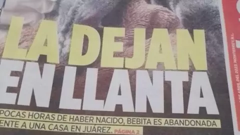 ¡La abandonaron! Bebé recién nacida es hallada al interior de una llanta en Nuevo León