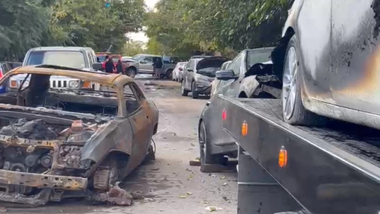 Ciudad Juárez queman autos taller carroceria violencia