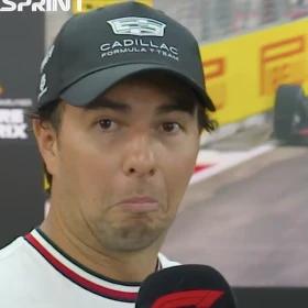 Checo Pérez reacciona al accidente de McLaren