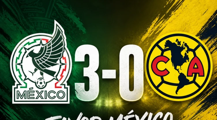Selección Mexicana derrota 3-0 al Club América en este partido de preparación