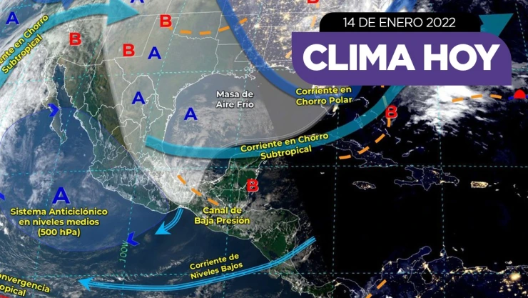 clima México 14 de enero