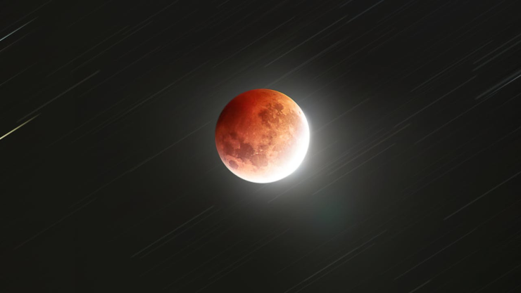 El aspecto de la Luna de Sangre que nos regalará el eclipse lunar de marzo 2025.
