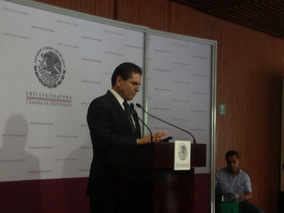 Silvano Aureoles, coordinador del PRD en la Cámara de Diputados