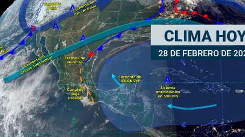 Clima en México hoy martes 28 de febrero: Desde aguanieve hasta mucho calor en el país