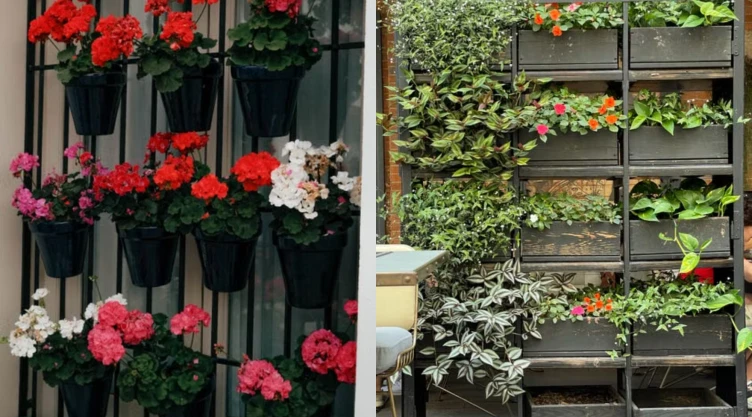 3 ideas elegantes de jardines verticales para tu balcón