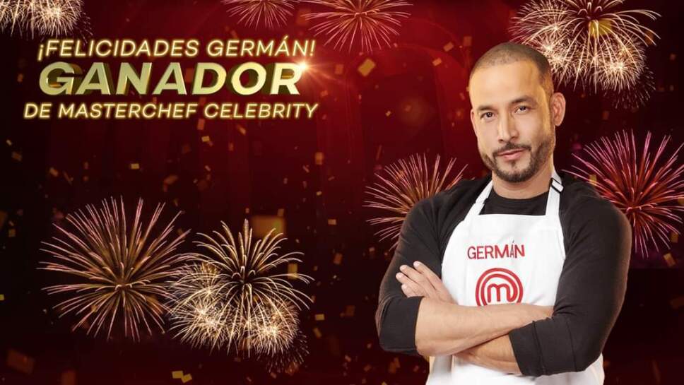 Germán montero ganador de masterchef celebrity mexico