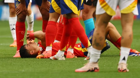 Pedri con la selección de España