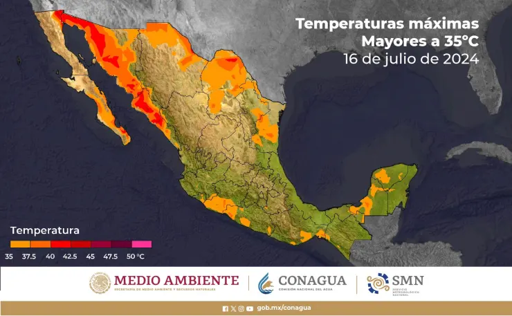 Calor en México hoy 17 de julio, ¿qué dice el clima?