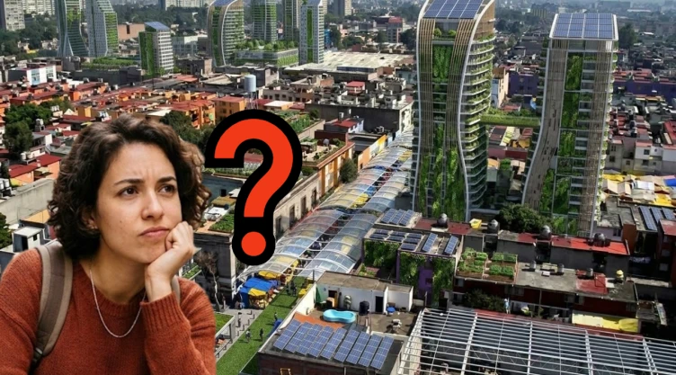 Así es como se verán las calles de Tepito en 25 años, según la inteligencia artificial