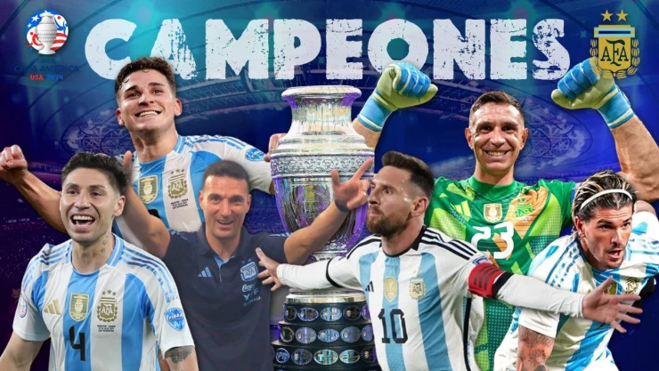 Argentina campeón de la Copa América 2024