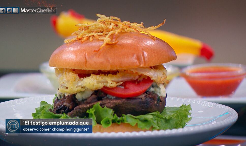 Platillos masterchef méxico, hamburguesa