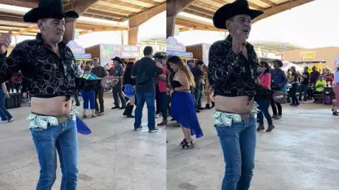 Señor coquette saca los prohibidos y se viraliza por su peculiar baile