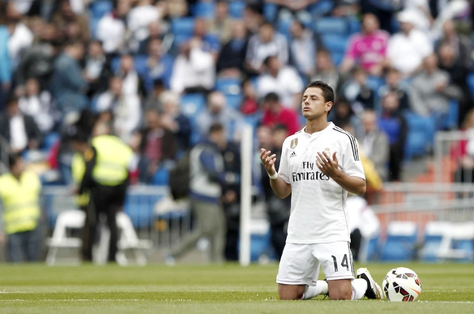 Carlo Ancelotti, director técnico del Real Madrid, anunció que Javier “Chicharito” Hernández, será titular en el último partido de La Liga ante el Getafe.