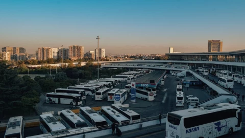 Línea de autobuses.