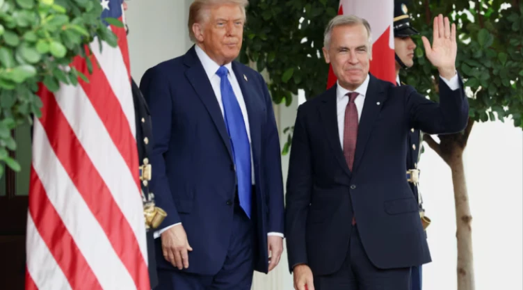 Trump se reúne con Mark Carney