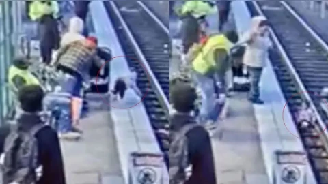 Video Mujer empuja a niña de 3 años a las vías del metro en EU