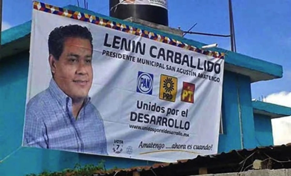 De acuerdo a referencias de la población en Amatengo, el edil electo ha desaparecido nuevamente de la zona