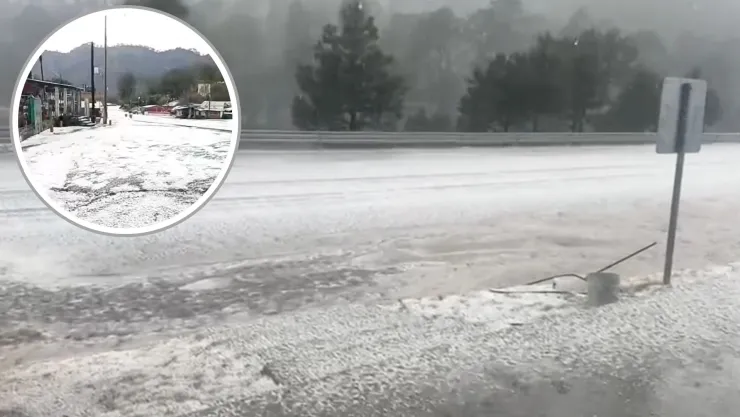 Granizo en Sinaloa