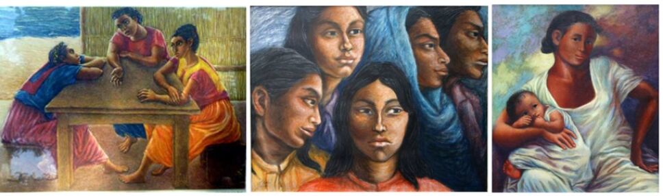Retrato Narrativo - Celia Calderón - Surrealismo mexicano - indigenismo