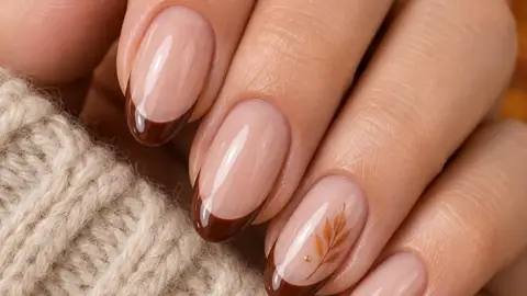 Diseños de uñas francesas para el otoño 2026