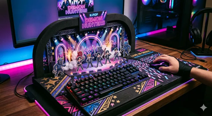 mousepad kpop demon hunters