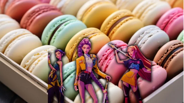 Aprende a hacer macarons de las Guerreras K-Pop; perfectos para sorprender a los niños