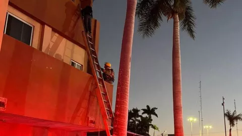 Incendio en hotel de Los Mochis