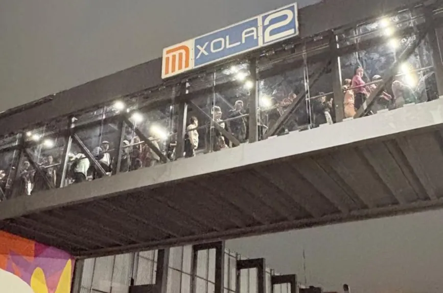 La estación Xola opera entre obras y alta demanda