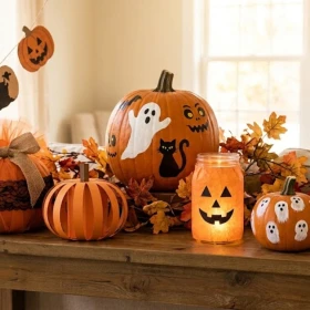 7 manualidades con calabazas que puedes hacer en Halloween 2026: para niños y adultos