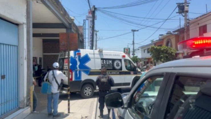 Ataque armado deja un hombre herido en la colonia Granjas de Cuernavaca.