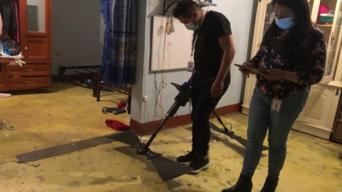 Buscan restos óseos con georadar durante cateo a inmueble en Atizapán.jpg