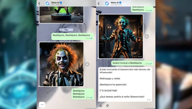 ¿Cómo activar a Beetlejuice en Meta AI?