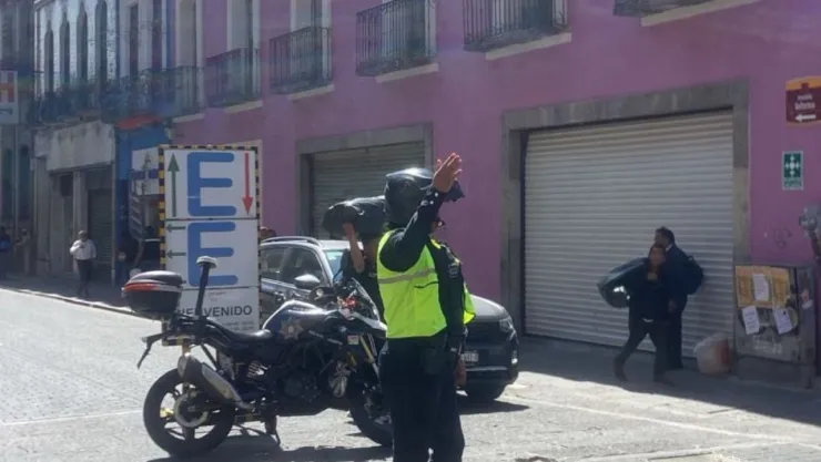 Cierres de circulación en el centro de Puebla este 13 de marzo