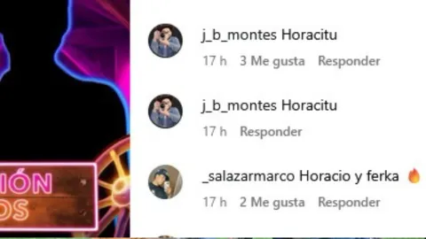 Los comentarios con el nombre de Ferka no faltaron en Instagram.