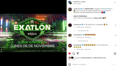 Conoce cuál es la nueva FECHA de inicio de la NUEVA temporada de Eatlón México