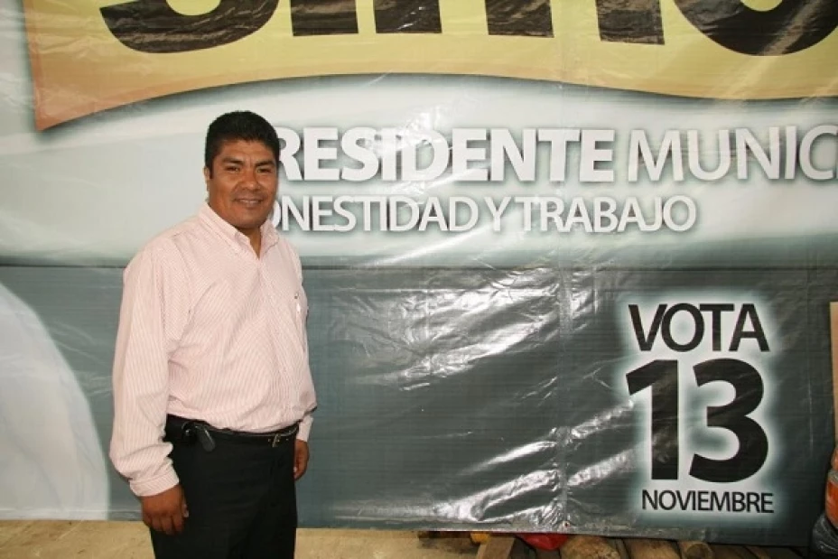 Simón Vicente Pacheco, alcalde de Charapan, Michoacán