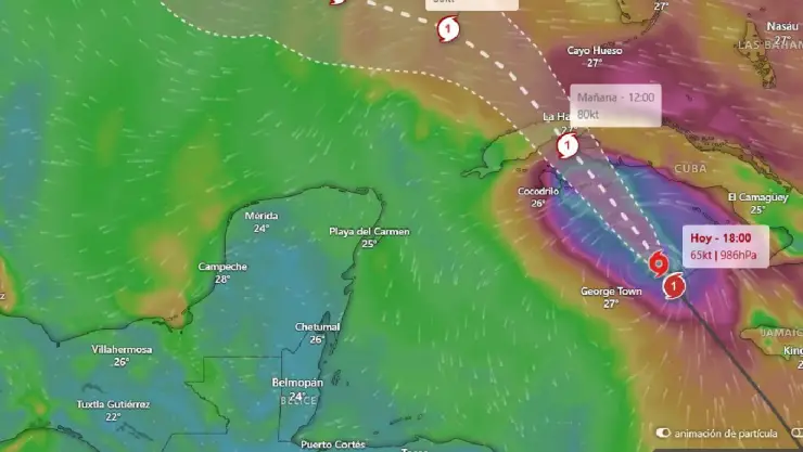 Sigue EN VIVO la trayectoria del Huracán Rafael y los 19 municipios de Yucatán que serían afectados.