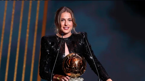 Alexia Putellas ganadora del Bal&oacute;n de Oro