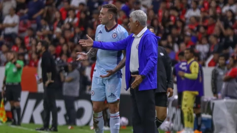 Tuca Ferretti con Cruz Azul