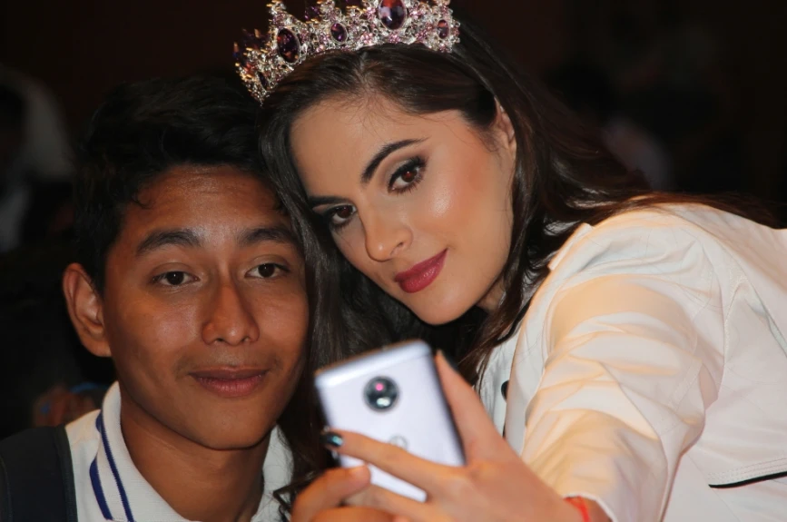 Selfie con Sofía Aragón