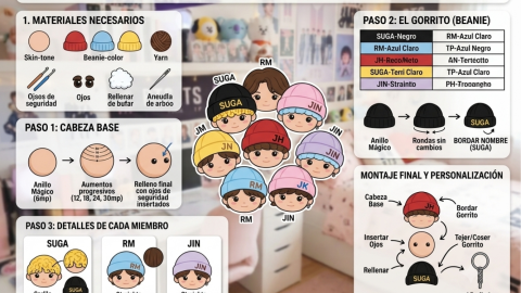 3 patrones de BTS para principiantes que puedes hacer este fin de semana