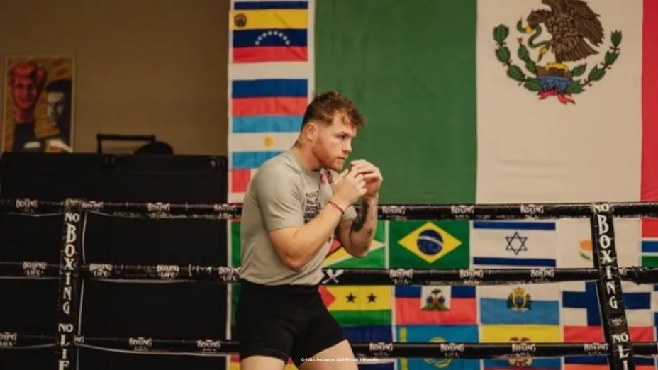 Conoce a los artistas que han llevado al Canelo hasta el ring; desde Christian Nodal, Ángela Aguilar hasta Carín León.